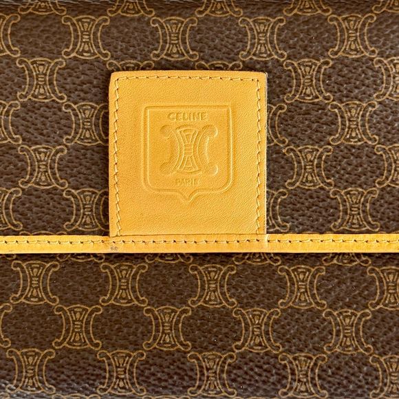 Celine‎ Triomphe Canvas Wallet - Vintage - Picture 2 of 12